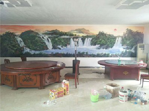 三原墙绘-写实风景