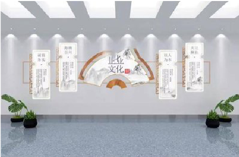 三原企业文化墙设计的核心要素。