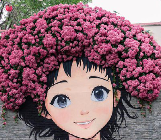 三原墙体彩绘-网红墙打卡