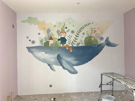 三原手绘墙的特点及优势。