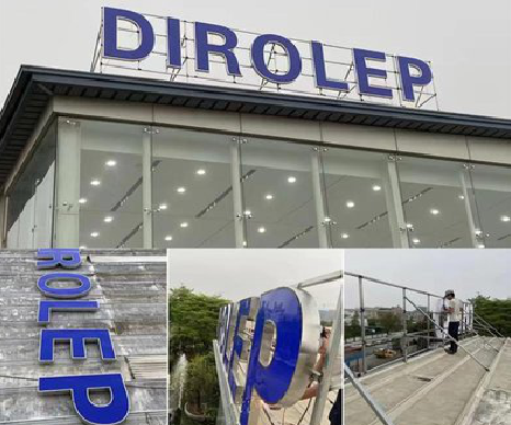 三原楼顶发光字安装的注意事项。